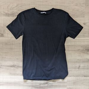 Black ZARA Men's Slim Fit T-Shirt